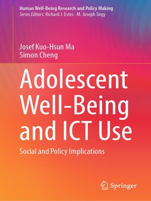 cover image of Adolescent Well-Being and ICT Use